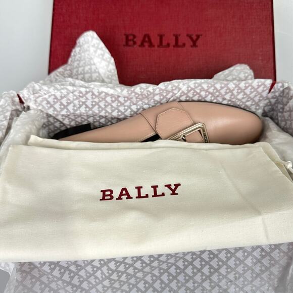 NIB Bally Janelle Leather Loafers Size 39.5 - Picture 13 of 13